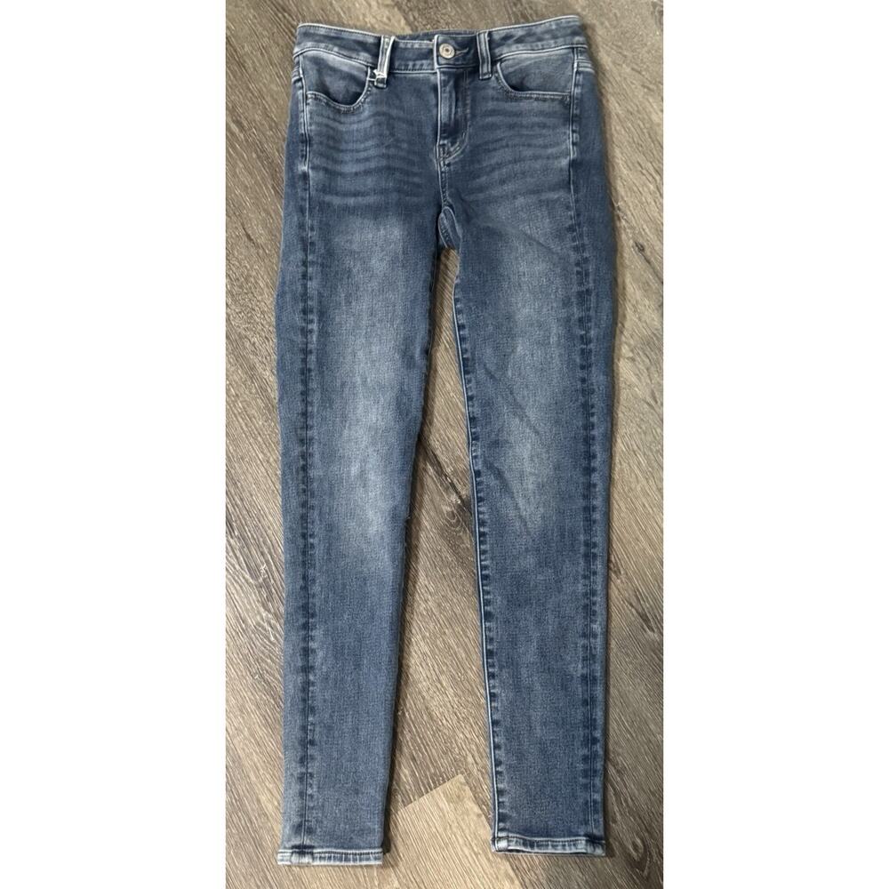 American Eagle Super Stretch X4 High Rise Jegging, Medium Wash, 0R